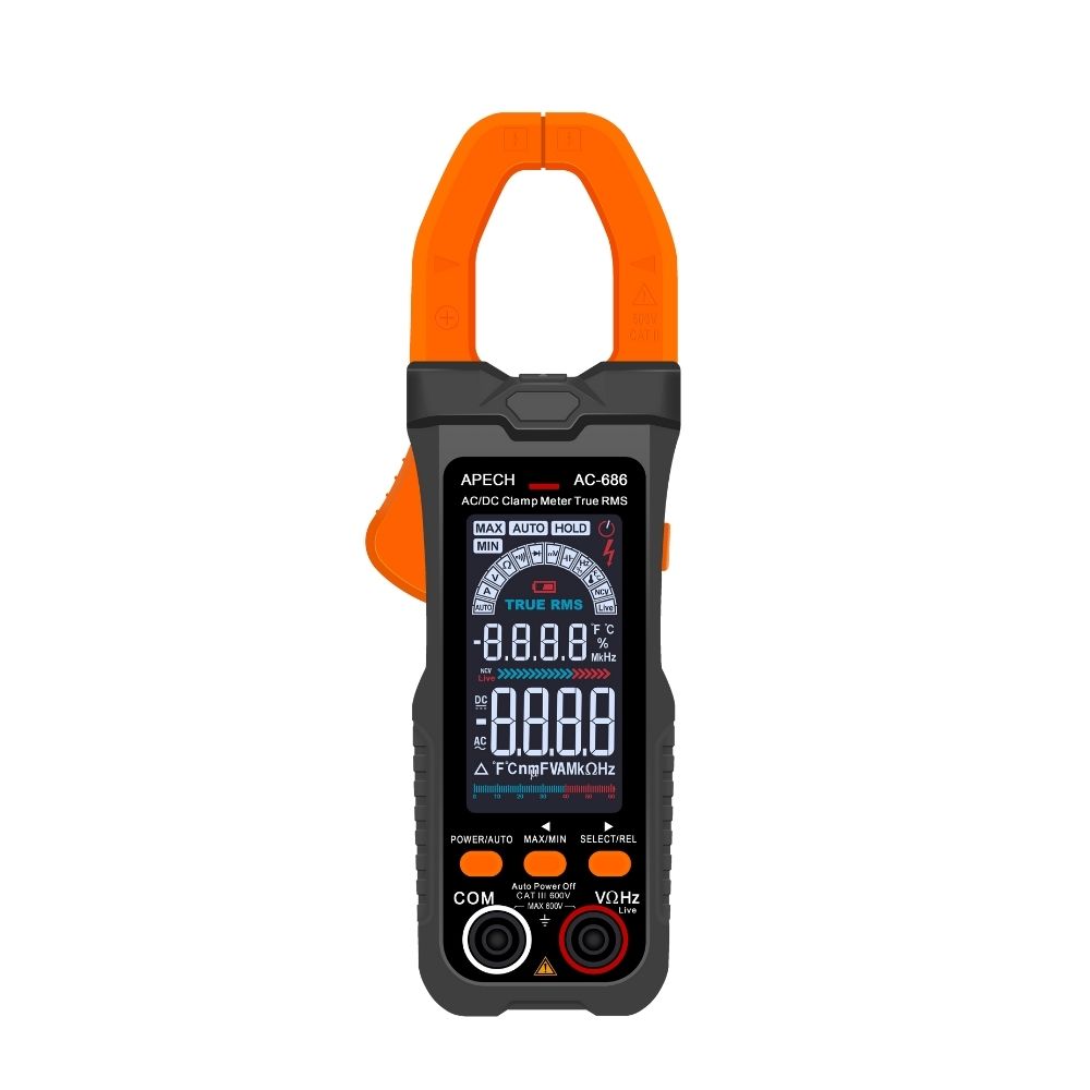 Ampe kìm AC/DC APECH AC-686 True-RMS